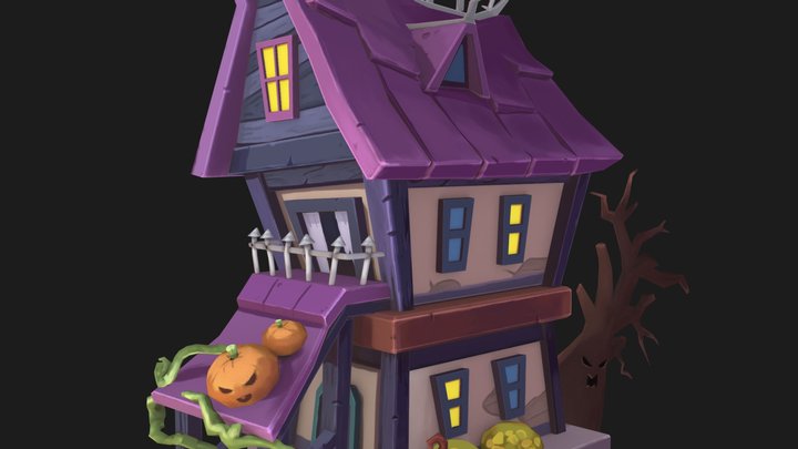 Haunted House 3D Model