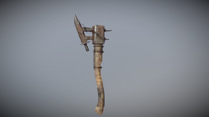 Apocalypse Axe " RUINS REAPER " 3D Model