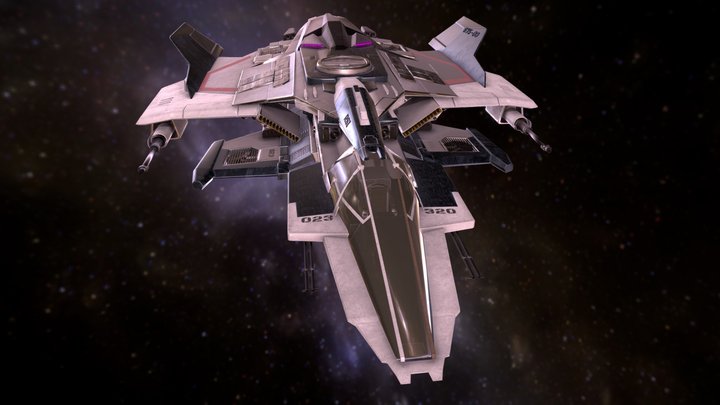 Northstar fighter ship 3D Model