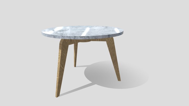 Marble table 3D Model