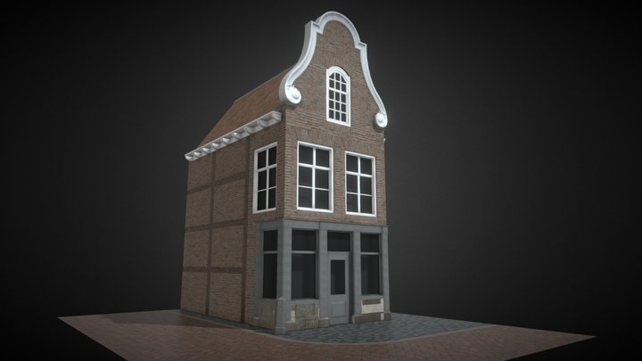 Utrecht Oudegracht 133 3D Model