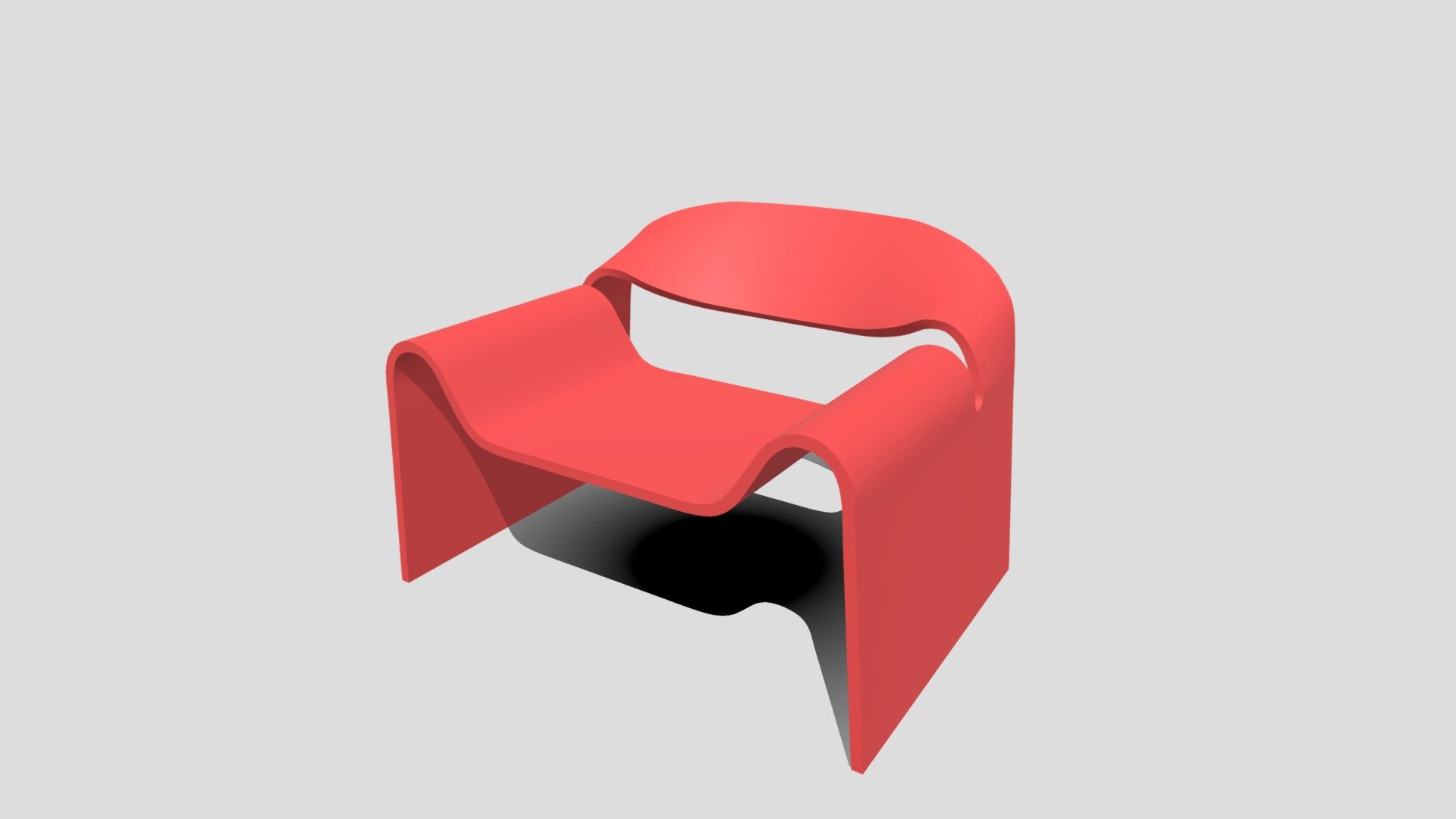 Ghost Chair 3D model by elenasanchini [a4556a8] Sketchfab