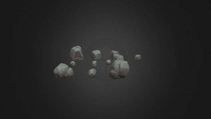 Stylized Rock Pack Low Poly Game Ready Boulders
