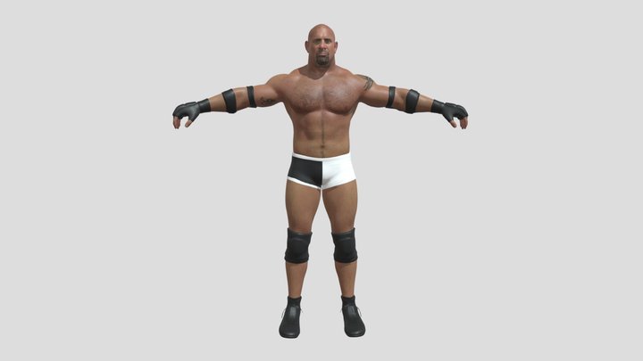WWE_GOLDBERG_2K22 – Free 3D Model STL