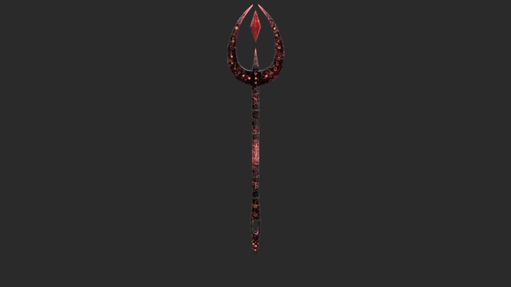 Evil Staff 3D Model
