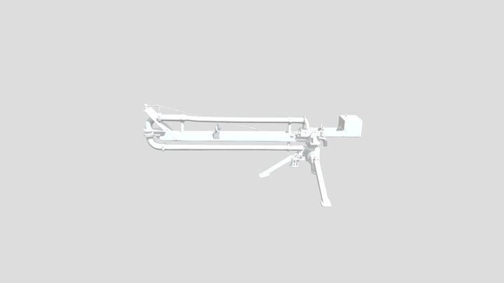 Rotary Concrete Distributor 3d model 3D Model