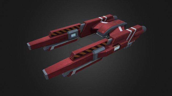 Unknow Flying Spaceship 3D Model