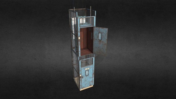 Elevator_Door_02 3D Model