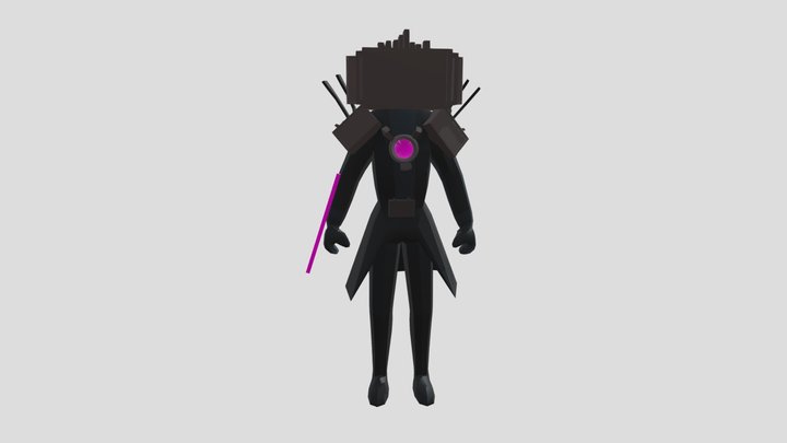 Titan TV man (from skibidi toilet) 3D Model