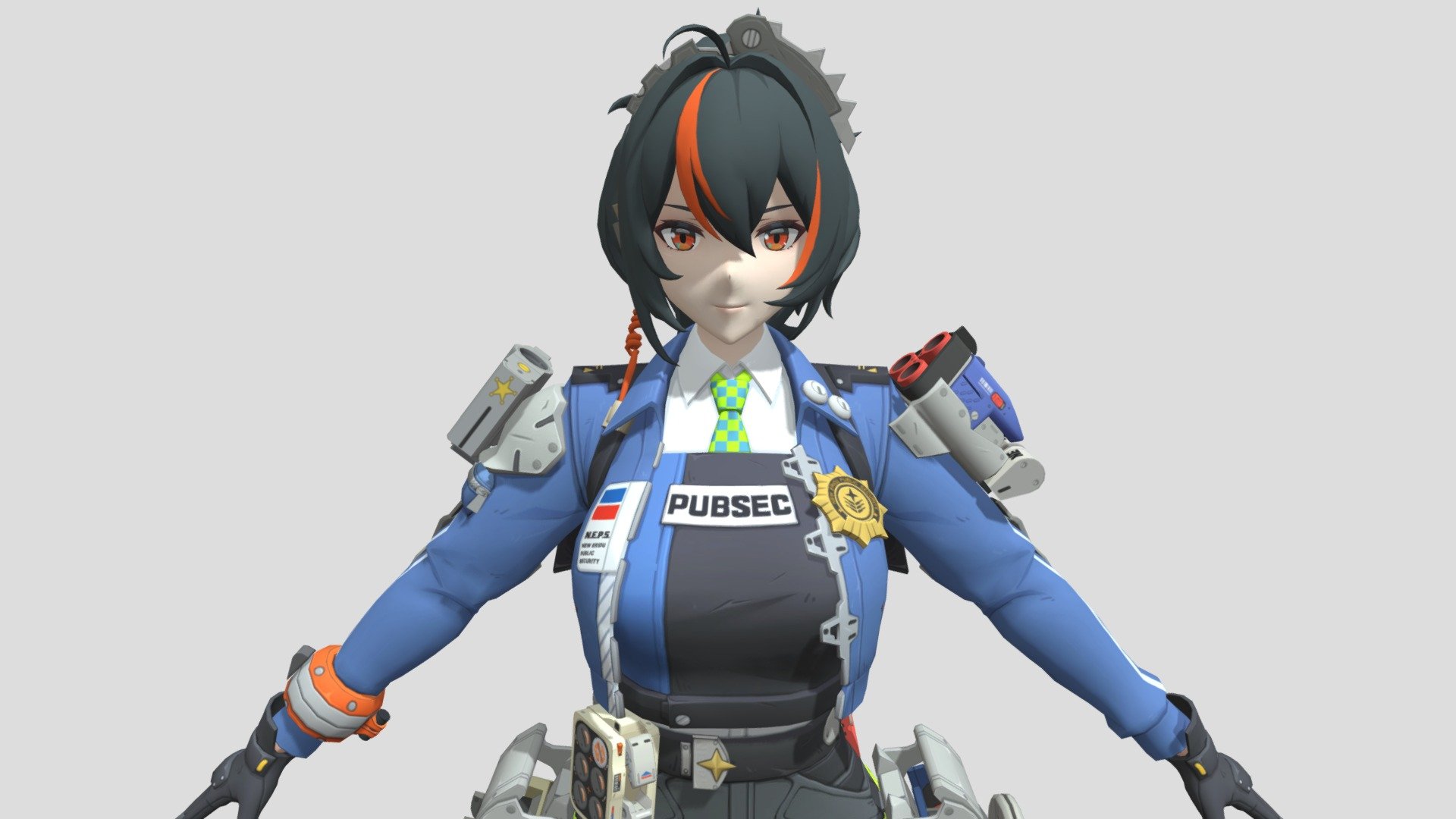 Zhu Yuan From Zenless Zone Zero - Download Free 3D model by Zhu Yuan From Zenless Zone Zero - Download Free 3D model by