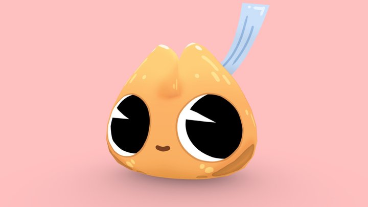 Fortune Cookie 3D Model