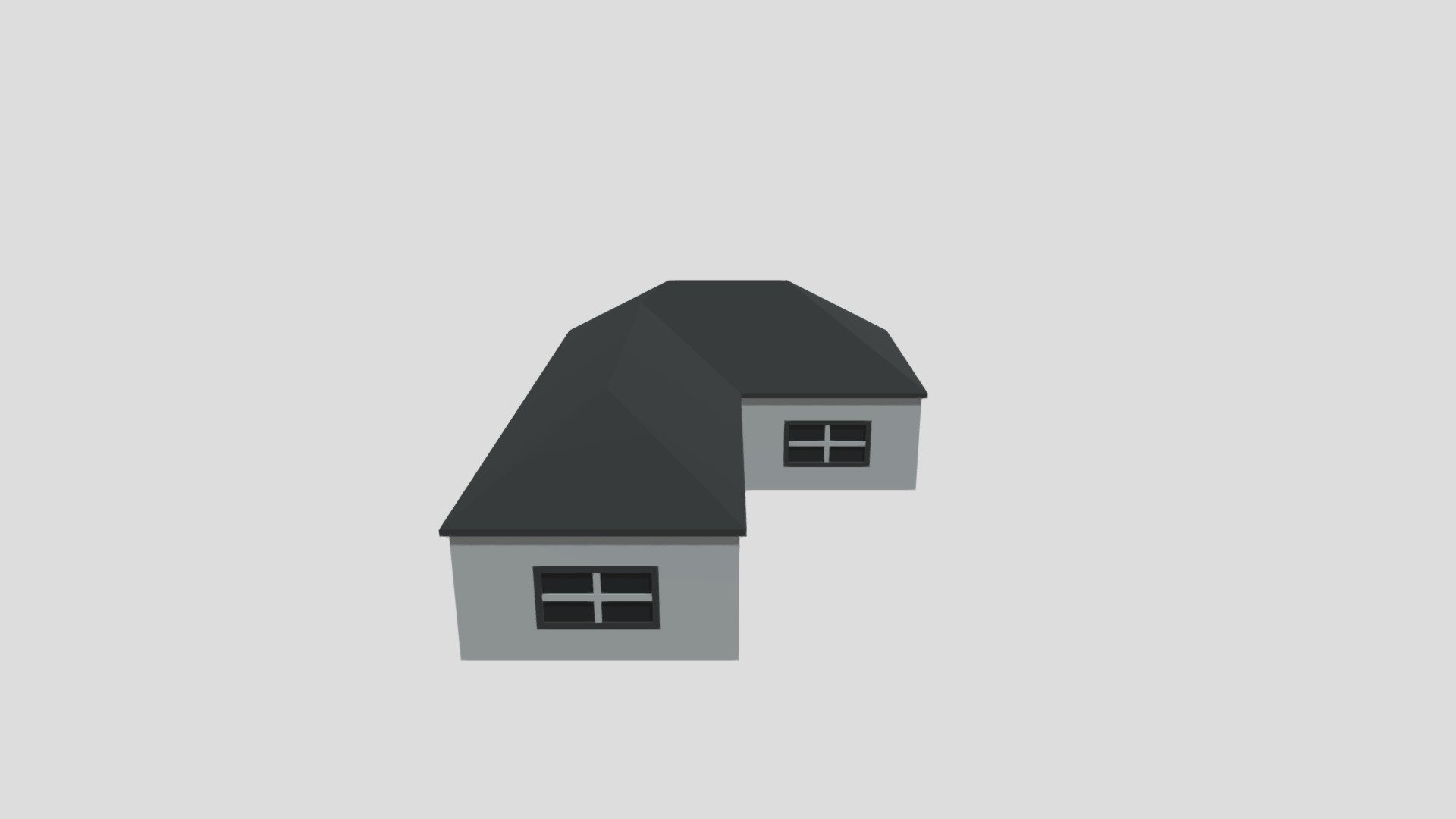 White Bungalow (Low Poly Cities Collection)