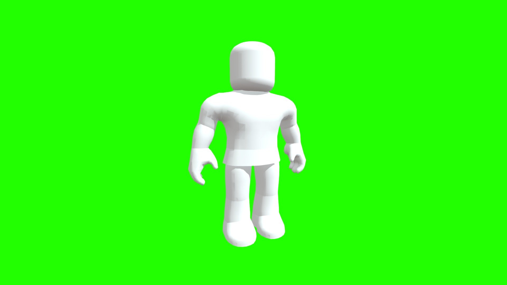 Roblox character “green screen”