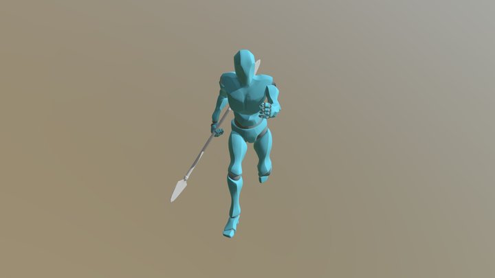 Run Animation 3D Model