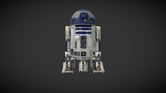 R2-D2 3D Model