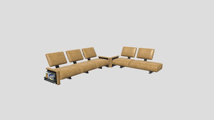 Sofa 01 3D Model