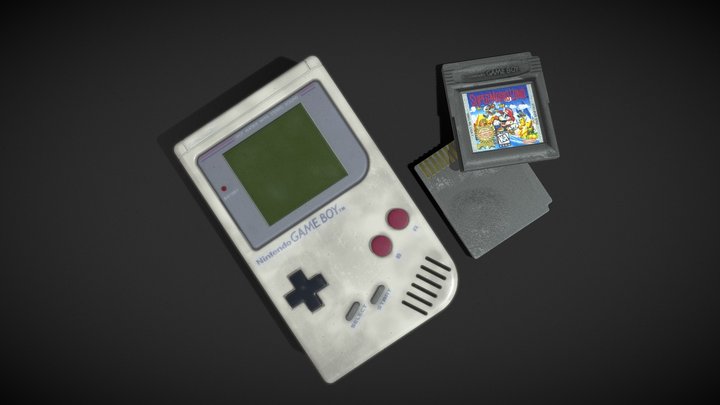 Nintendo Gameboy 3D Model