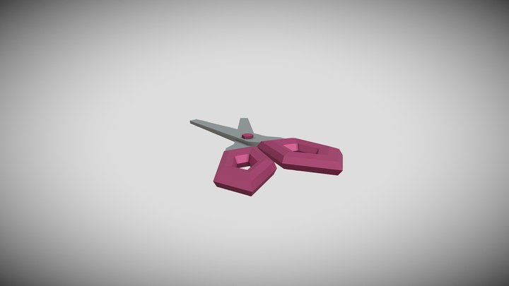 pair of scissors 3D Model