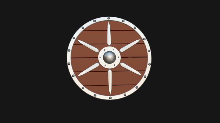Viking shield 3D Model