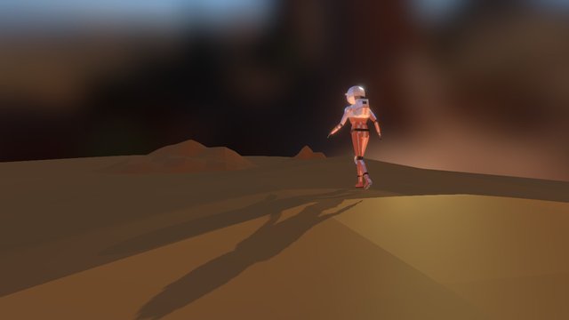 Martian 3D Model