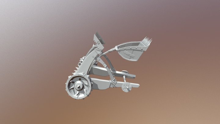 Viking Catapult 3D Model