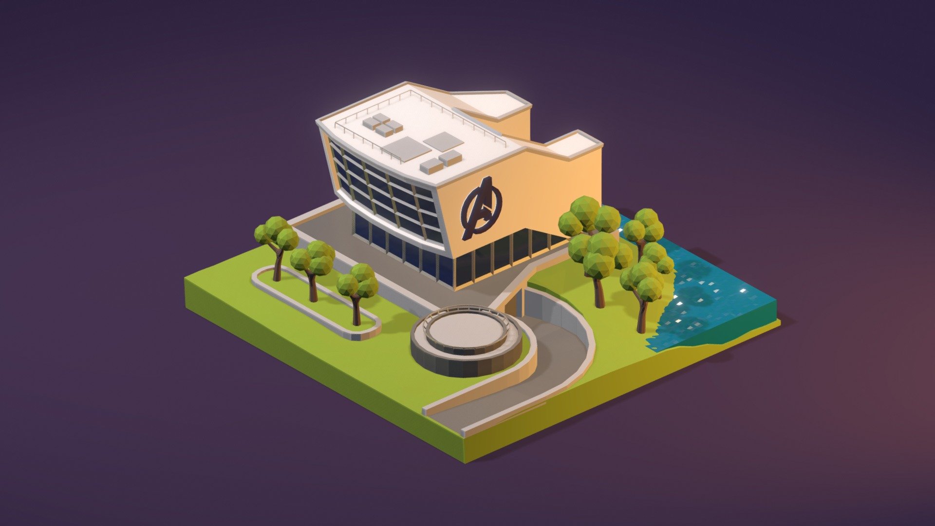 Low Poly Avengers HQ 🏡 - Buy Royalty Free 3D model by Garu Games ...