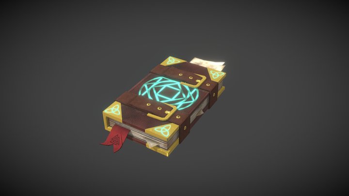 Magic Book 3D Model