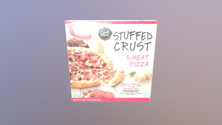Pizza Box 3D Model
