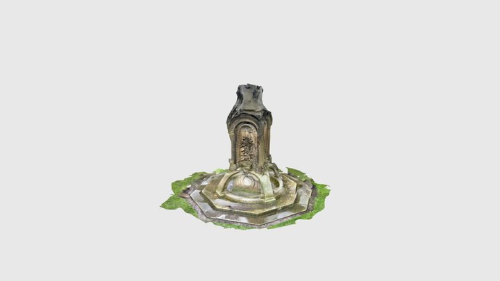 Water Fountain at UK Park 3D Model
