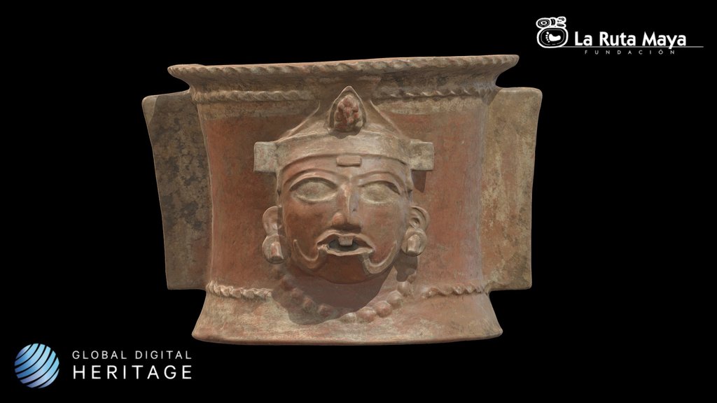 Urn with Solar Deity K’inich Ahaw