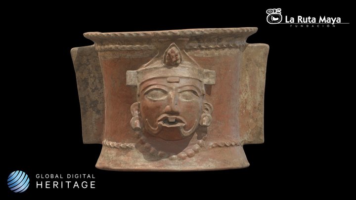 Urn with Solar Deity K’inich Ahaw