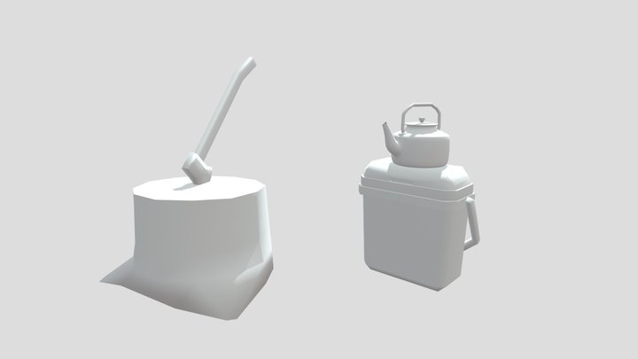 3 Simple Props 3D Model