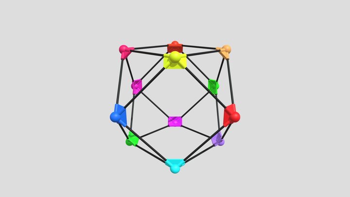 CUBOCTAEDRO 3D Model