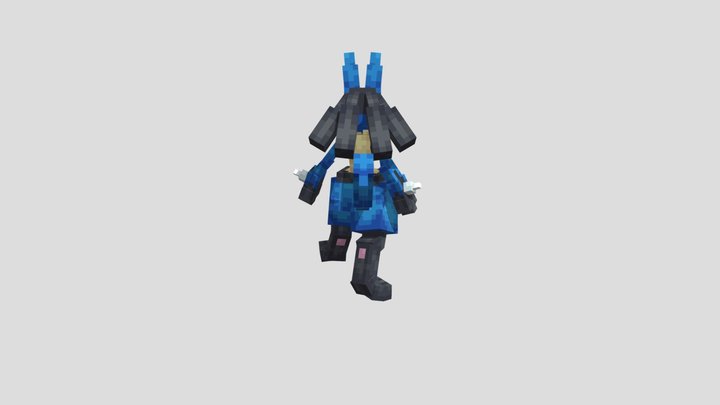 Lucario 3D Model