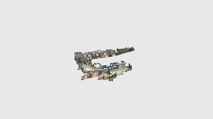 友ヶ島　第3砲台跡 3D Model