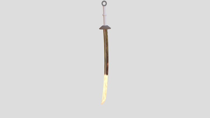 katana cyberpunk 3D Model