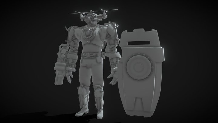 DroneTitan?? (Model without Texture)