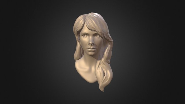 Head 011 Nastya 3D Model