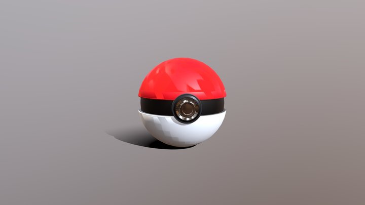 Pokeball 3D Model