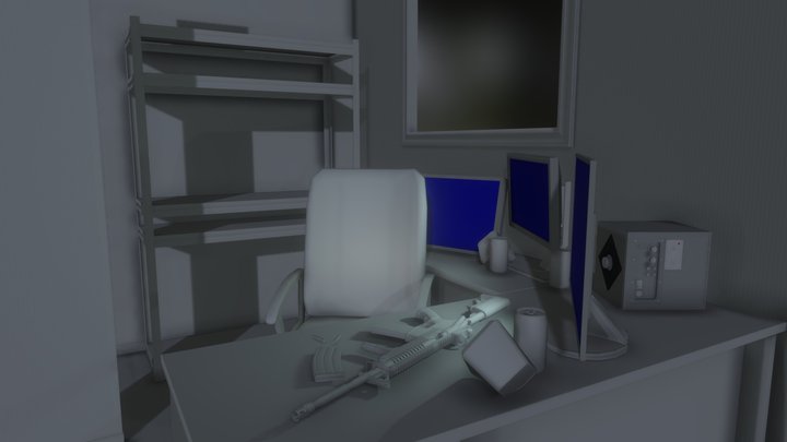 HomeOffice 3D Model