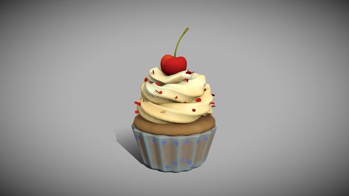 SGD-116 Cupcake 3D Model