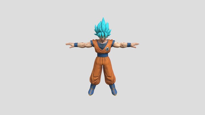 Goku_DBZ_3D_Mesh 3D Model