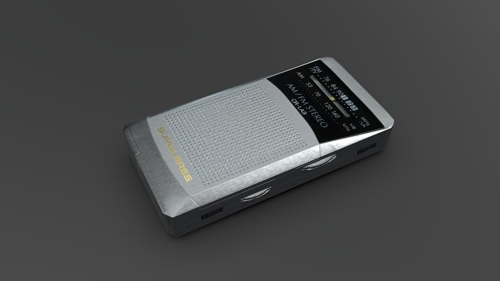 pocket Radio 3D Model