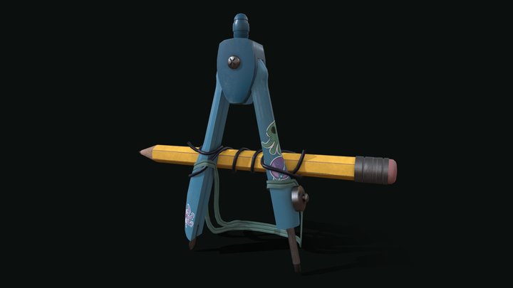 stationery weapon 3D Model