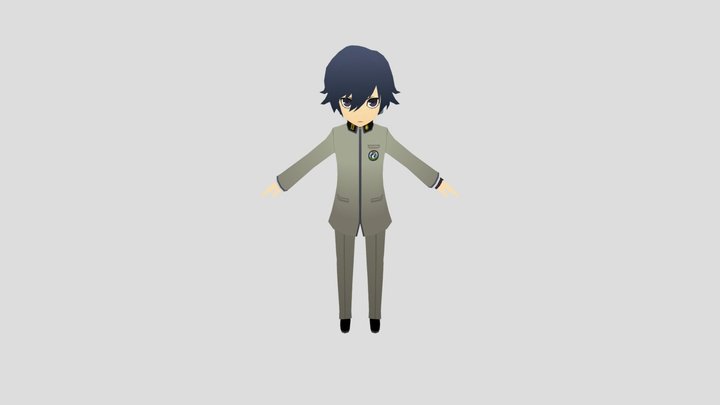 Naoya Persona Q 3D Model