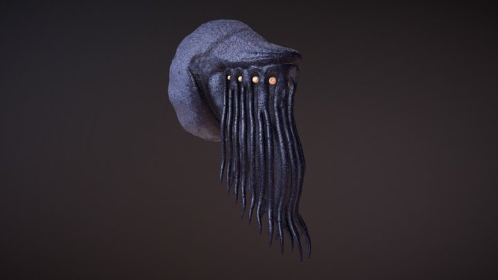 Cthulhu Head 3D Model