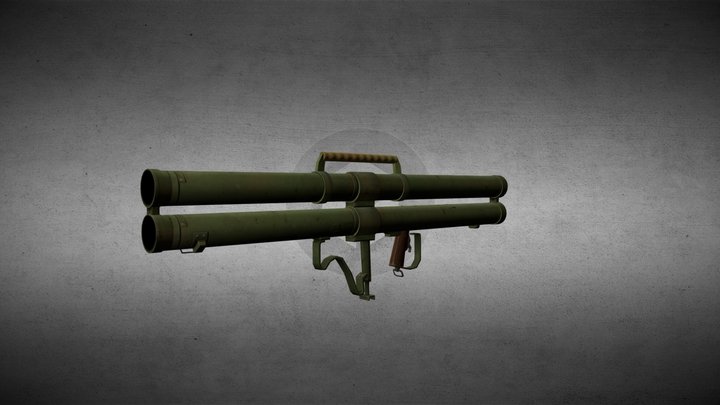 Double Bazooka, Frontline Commando: WW2 3D Model