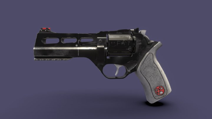 Chiappa Rhino 50DS custom model revolver 3D Model