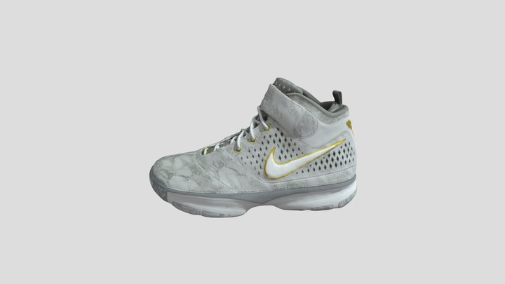 Nike Kobe 2 Prelude 科比 灰_640222-001 3D Model