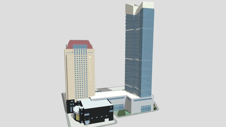18169-215021浦东香格里拉酒店 3D Model
